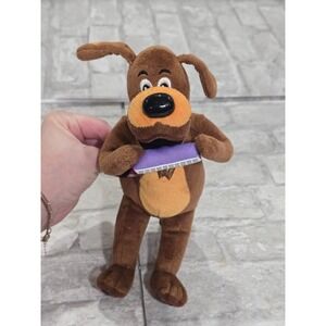 The Wiggles Wags The Dog Plush 10" Brown Yellow Stuffed Toy Harmonica